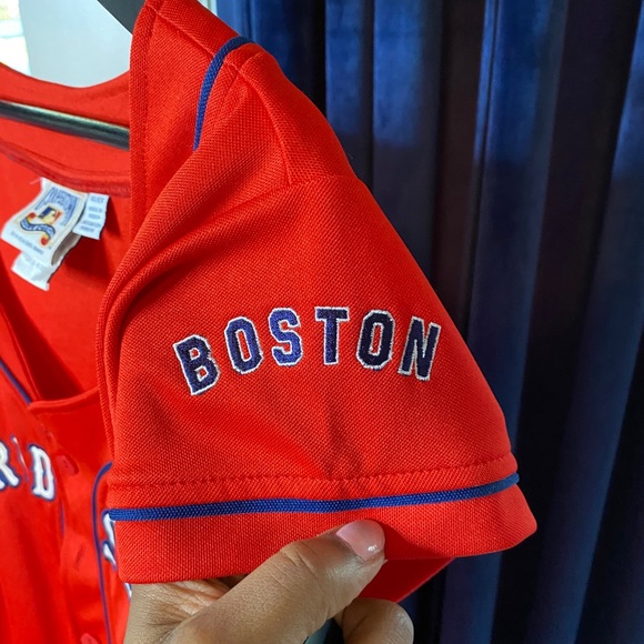 MLB Cooperstown Vintage Red Sox Jersey Dress - Picture 2 of 6